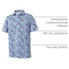 image:imageGolf Shirts for Men Dry Fit Short Sleeve Print Performance Moisture Wicking Polo ShirtAstral Geo