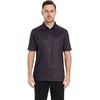 image:imageGolf Shirts for Men Dry Fit Short Sleeve Print Performance Moisture Wicking Polo ShirtBlack Grid