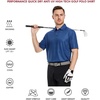 image:imageGolf Shirts for Men Dry Fit Short Sleeve Print Performance Moisture Wicking Polo ShirtBlue Circle