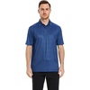 image:imageGolf Shirts for Men Dry Fit Short Sleeve Print Performance Moisture Wicking Polo ShirtBlue Circle