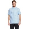 image:imageGolf Shirts for Men Dry Fit Short Sleeve Print Performance Moisture Wicking Polo ShirtBlue Dinosaur