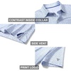 image:imageGolf Shirts for Men Dry Fit Short Sleeve Print Performance Moisture Wicking Polo ShirtBlue Loop Chain