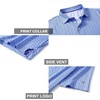 image:imageGolf Shirts for Men Dry Fit Short Sleeve Print Performance Moisture Wicking Polo ShirtBluejay Navy Dogs