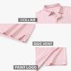 image:imageGolf Shirts for Men Dry Fit Short Sleeve Print Performance Moisture Wicking Polo ShirtCandy Pink Symbol