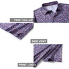 image:imageGolf Shirts for Men Dry Fit Short Sleeve Print Performance Moisture Wicking Polo ShirtColorful Floral