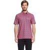 image:imageGolf Shirts for Men Dry Fit Short Sleeve Print Performance Moisture Wicking Polo ShirtCoral Plant