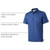 image:imageGolf Shirts for Men Dry Fit Short Sleeve Print Performance Moisture Wicking Polo ShirtDark Blue Load