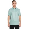 image:imageGolf Shirts for Men Dry Fit Short Sleeve Print Performance Moisture Wicking Polo ShirtGreen Plant
