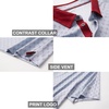 image:imageGolf Shirts for Men Dry Fit Short Sleeve Print Performance Moisture Wicking Polo ShirtGrey Bordo Club