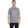 image:imageGolf Shirts for Men Dry Fit Short Sleeve Print Performance Moisture Wicking Polo ShirtInk Blossom
