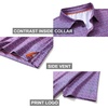 image:imageGolf Shirts for Men Dry Fit Short Sleeve Print Performance Moisture Wicking Polo ShirtMagenta Geo