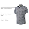 image:imageGolf Shirts for Men Dry Fit Short Sleeve Print Performance Moisture Wicking Polo ShirtMotley Stream2