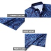 image:imageGolf Shirts for Men Dry Fit Short Sleeve Print Performance Moisture Wicking Polo ShirtNavy Blue Vortex