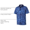 image:imageGolf Shirts for Men Dry Fit Short Sleeve Print Performance Moisture Wicking Polo ShirtNavy Blue Vortex