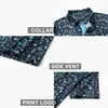 image:imageGolf Shirts for Men Dry Fit Short Sleeve Print Performance Moisture Wicking Polo ShirtNavy Ocean Beach