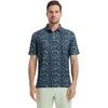 image:imageGolf Shirts for Men Dry Fit Short Sleeve Print Performance Moisture Wicking Polo ShirtNavy Ocean Beach