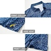 image:imageGolf Shirts for Men Dry Fit Short Sleeve Print Performance Moisture Wicking Polo ShirtNavy Palm