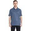 image:imageGolf Shirts for Men Dry Fit Short Sleeve Print Performance Moisture Wicking Polo ShirtNavy Palm