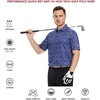 image:imageGolf Shirts for Men Dry Fit Short Sleeve Print Performance Moisture Wicking Polo ShirtNavy Patriotic Firework