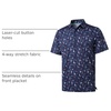 image:imageGolf Shirts for Men Dry Fit Short Sleeve Print Performance Moisture Wicking Polo ShirtNavy Sailboat