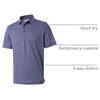 image:imageGolf Shirts for Men Dry Fit Short Sleeve Print Performance Moisture Wicking Polo ShirtNavy Square