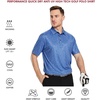 image:imageGolf Shirts for Men Dry Fit Short Sleeve Print Performance Moisture Wicking Polo ShirtPacific Golf Victory