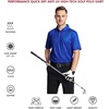 image:imageGolf Shirts for Men Dry Fit Short Sleeve Print Performance Moisture Wicking Polo ShirtPatriotic Star