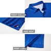 image:imageGolf Shirts for Men Dry Fit Short Sleeve Print Performance Moisture Wicking Polo ShirtPatriotic Star