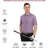 image:imageGolf Shirts for Men Dry Fit Short Sleeve Print Performance Moisture Wicking Polo ShirtRed Blue Gingham