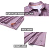 image:imageGolf Shirts for Men Dry Fit Short Sleeve Print Performance Moisture Wicking Polo ShirtRed Blue Gingham