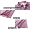 image:imageGolf Shirts for Men Dry Fit Short Sleeve Print Performance Moisture Wicking Polo ShirtRed Puzzle Block