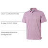 image:imageGolf Shirts for Men Dry Fit Short Sleeve Print Performance Moisture Wicking Polo ShirtRed Puzzle Block