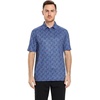 image:imageGolf Shirts for Men Dry Fit Short Sleeve Print Performance Moisture Wicking Polo ShirtRoyal Blue Square
