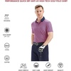 image:imageGolf Shirts for Men Dry Fit Short Sleeve Print Performance Moisture Wicking Polo ShirtSorbet Flagpole