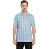 image:imageGolf Shirts for Men Dry Fit Short Sleeve Print Performance Moisture Wicking Polo ShirtWhite Blue Bubble