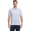 image:imageGolf Shirts for Men Dry Fit Short Sleeve Print Performance Moisture Wicking Polo ShirtWhite Cactus