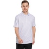 image:imageGolf Shirts for Men Dry Fit Short Sleeve Print Performance Moisture Wicking Polo ShirtWhite Geo