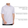 image:imageGolf Shirts for Men Dry Fit Short Sleeve Print Performance Moisture Wicking Polo ShirtWhite Geo