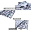 image:imageGolf Shirts for Men Dry Fit Short Sleeve Print Performance Moisture Wicking Polo ShirtWhite Navy Abstract