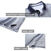image:imageGolf Shirts for Men Dry Fit Short Sleeve Print Performance Moisture Wicking Polo ShirtWhite Navy Interlink