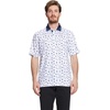 image:imageGolf Shirts for Men Dry Fit Short Sleeve Print Performance Moisture Wicking Polo ShirtWhite Navy Seagull