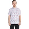 image:imageGolf Shirts for Men Dry Fit Short Sleeve Print Performance Moisture Wicking Polo ShirtWhite Painting