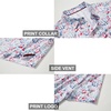 image:imageGolf Shirts for Men Dry Fit Short Sleeve Print Performance Moisture Wicking Polo ShirtWhite Painting