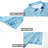 image:imageGolf Shirts for Men Dry Fit Short Sleeve Print Performance Moisture Wicking Polo ShirtWhite Palm