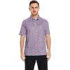 image:imageGolf Shirts for Men Dry Fit Short Sleeve Print Performance Moisture Wicking Polo ShirtWhite Patriotic Star