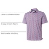 image:imageGolf Shirts for Men Dry Fit Short Sleeve Print Performance Moisture Wicking Polo ShirtWhite Patriotic Star