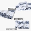 image:imageGolf Shirts for Men Dry Fit Short Sleeve Print Performance Moisture Wicking Polo ShirtWhite Stripe Paisley