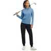 image:imageM MAELRE Hoodies for Women Golf Soft Long Sleeve Sweatshirts Plain Dry Fit Fall amp Winter Midlayer Womens Hoodies PulloverMisty Blue