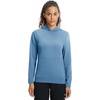 image:imageM MAELRE Hoodies for Women Golf Soft Long Sleeve Sweatshirts Plain Dry Fit Fall amp Winter Midlayer Womens Hoodies PulloverMisty Blue