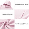 image:imageM MAELRE Hoodies for Women Golf Soft Long Sleeve Sweatshirts Plain Dry Fit Fall amp Winter Midlayer Womens Hoodies PulloverPink
